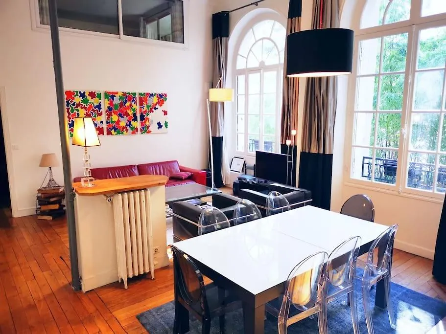 شقة Beautiful Quiet Family Loft باريس